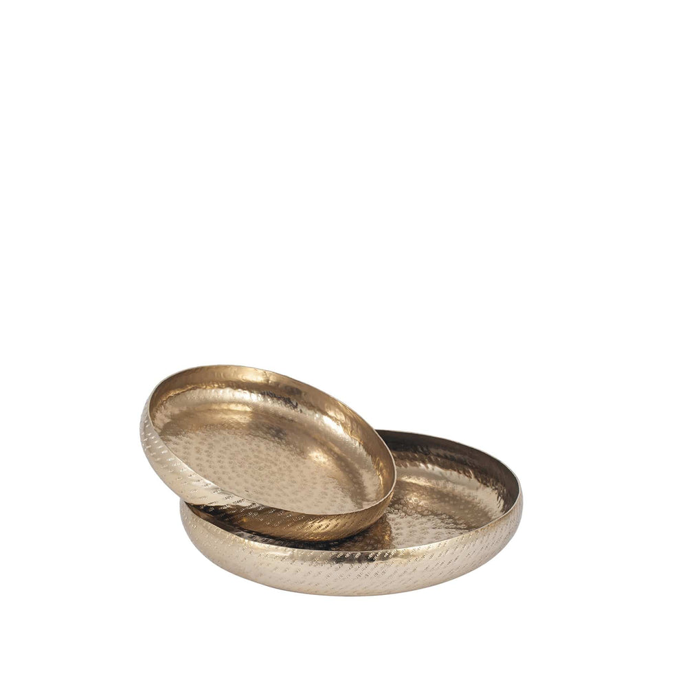 Ruma S/2 Gold Hammered Metal Bowls | Home Accents | Ruma