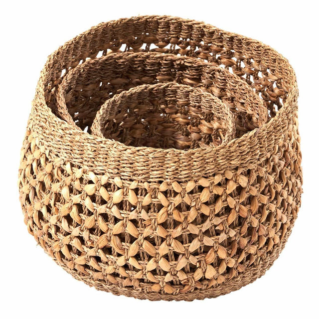 Ruma Woven Natural Round Storage Baskets Set | Home  Accents | Rūma