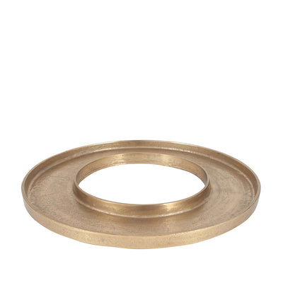Ruma Antique Gold Metal Ring Display Platter | Home Accents | Ruma
