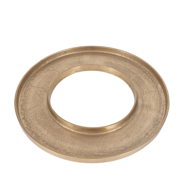 Ruma Antique Gold Metal Ring Display Platter | Home Accents | Ruma