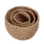 Ruma 2-Tone Seagrass and Palm Leaf S/3 Baskets | Home Accents | Rūma