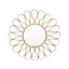 Ruma Antique Gold Petal Design Round Wall Mirror | Home Accents | Ruma