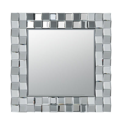Ruma Mirrored Glass Tile Square Wall Mirror | Furniture | Rūma