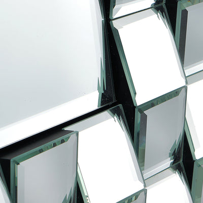 Ruma Mirrored Glass Tile Square Wall Mirror | Furniture | Rūma