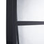 Ruma Dark Grey 12-Pane Floor Standing Rectangular Mirror | Mirrors | Rūma