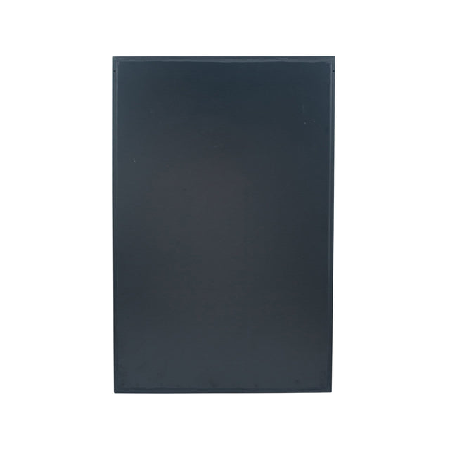 Ruma Matt Black Metal 6 Pane Rectangular Mirror with Foxed Glass | Home Accents | Ruma