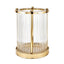 Ruma Gold Metal and Glass Large Hurricane | Home Accents | Rūma