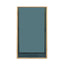 Ruma Smoked Glass and Brass Metal Large Square Hurricane | Home Accents | Rūma