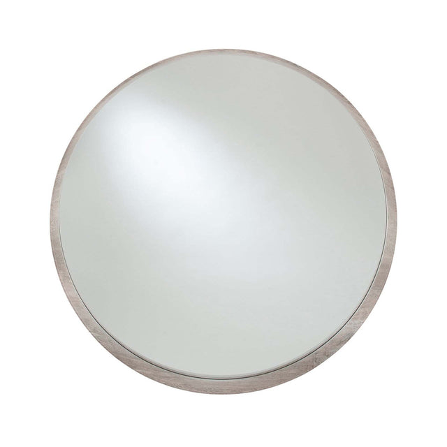 Ruma Grey Oak Wood Veneer Round Mirror | Home Accents | Ruma