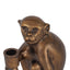 Ruma Antique Brass Metal Monkey Candlestick | Home Accents | Rūma