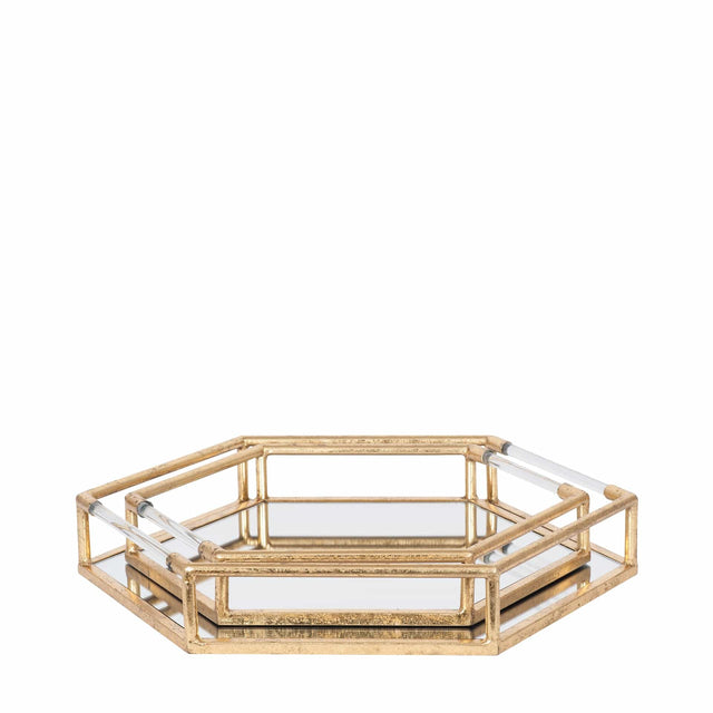 Ruma Gold Mirror Set of 2 Trays | Home Accents | Rūma