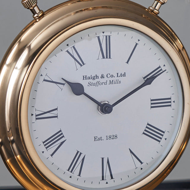 Ruma Antique Brass & Glass Carriage Clock | Home Accents | Ruma