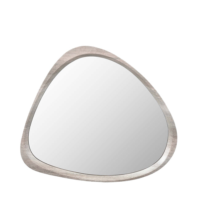 Ruma Grey Oak Veneer Curved Wall Mirror | Home Accents | Rūma