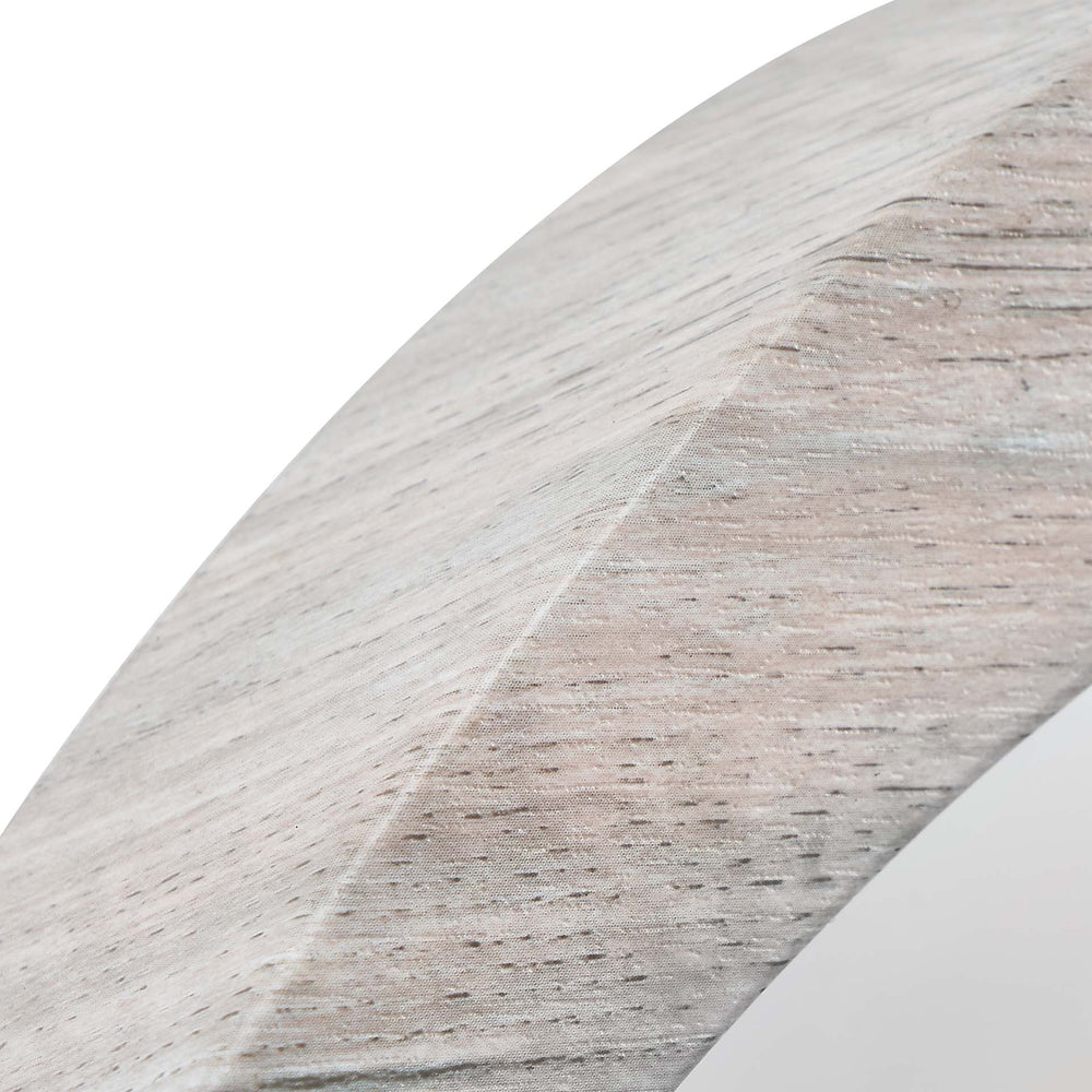 Ruma Grey Oak Veneer Curved Wall Mirror | Home Accents | Rūma