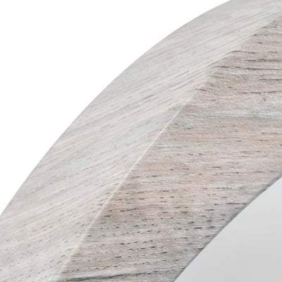 Ruma Grey Oak Veneer Curved Wall Mirror | Home Accents | Rūma