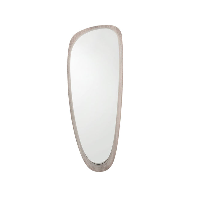 Ruma Grey Oak Wood Veneer Teardrop Shaped Mirror | Home Accents | Ruma