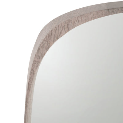 Ruma Grey Oak Wood Veneer Teardrop Shaped Mirror | Home Accents | Ruma