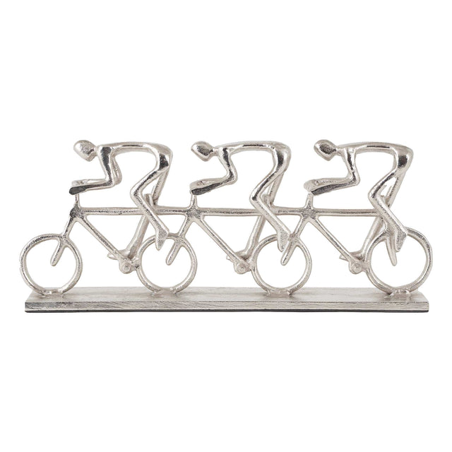 Ruma Silver Triple Cyclist Ornament | Home Accents | Rūma