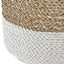 Ruma Banana Leaf Two Tone Set of  2 Natural and White Baskets | Home Accents | Rūma