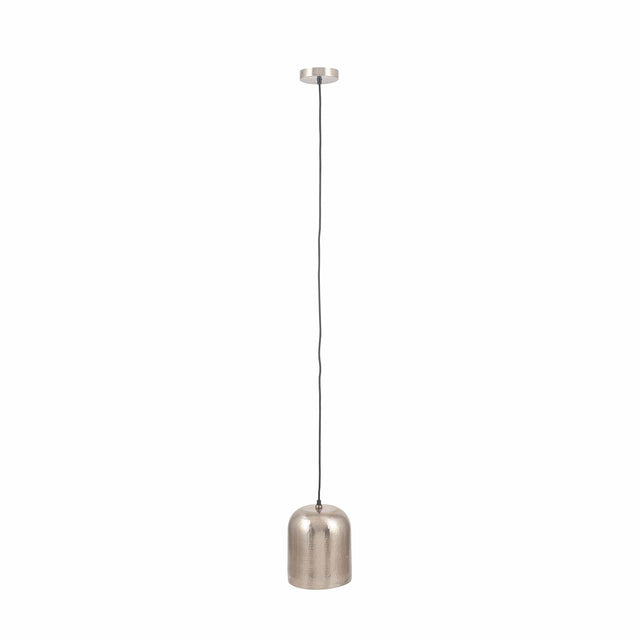 Ruma Silver Hammered Dome Pendant | Home Lighting | Rūma