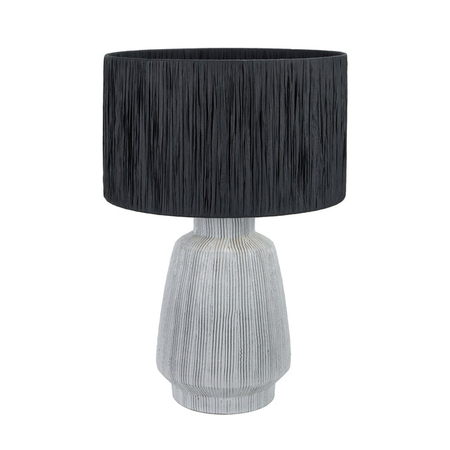 Ruma White Stoneware Table Lamp | Lighting | Rūma