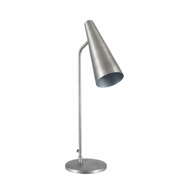Ruma Antique Silver Conical Task Table Lamp | Lighting | Ruma