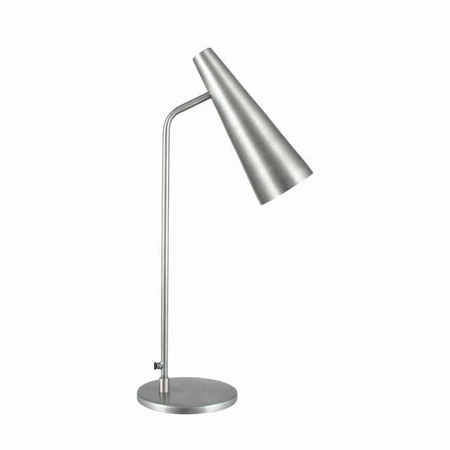 Ruma Antique Silver Conical Task Table Lamp | Lighting | Ruma