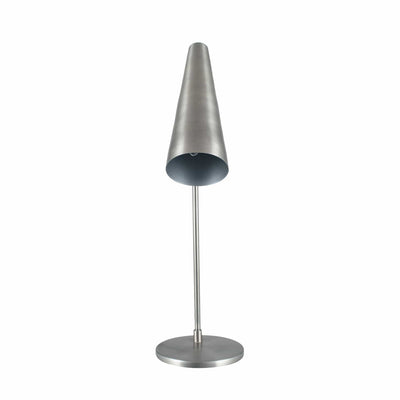 Ruma Antique Silver Conical Task Table Lamp | Lighting | Ruma