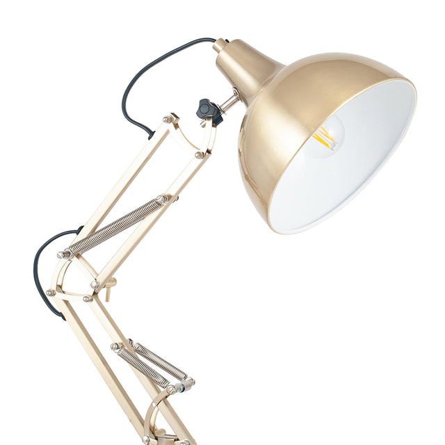 Ruma Brass Metal Task Table Lamp | Table Lamps | Rūma