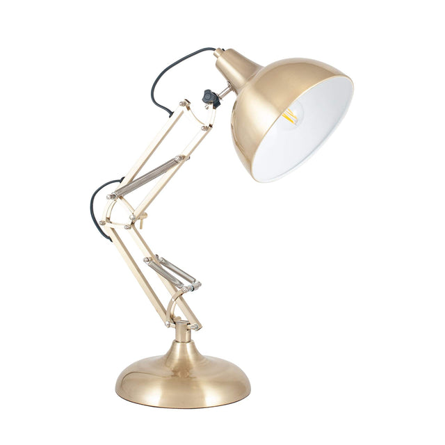 Ruma Brass Metal Task Table Lamp | Table Lamps | Rūma