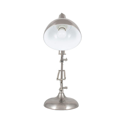 Ruma Brushed Chrome Metal Task Table Lamp | Table Lamps | Rūma