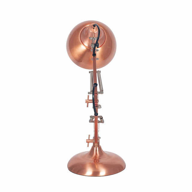 Ruma Brushed Copper Metal Task Table Lamp | Table Lamps | Rūma