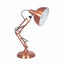 Ruma Brushed Copper Metal Task Table Lamp | Table Lamps | Rūma