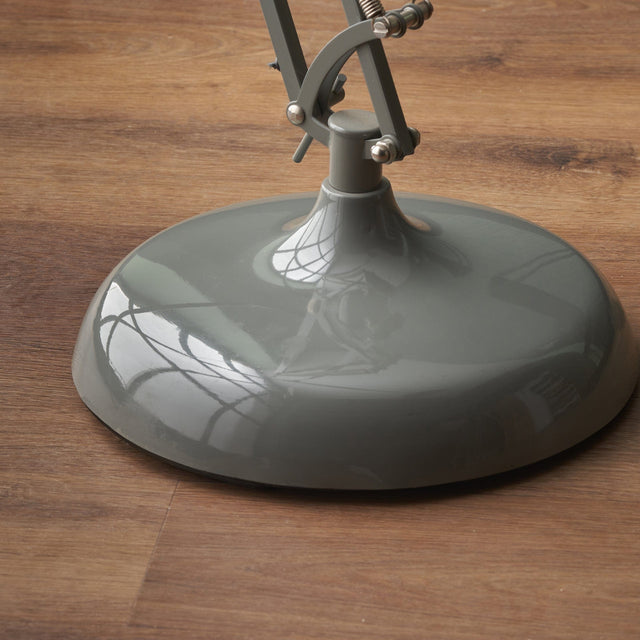 Ruma Grey Painted Oversize Task Floor Lamp | Lighting | Ruma