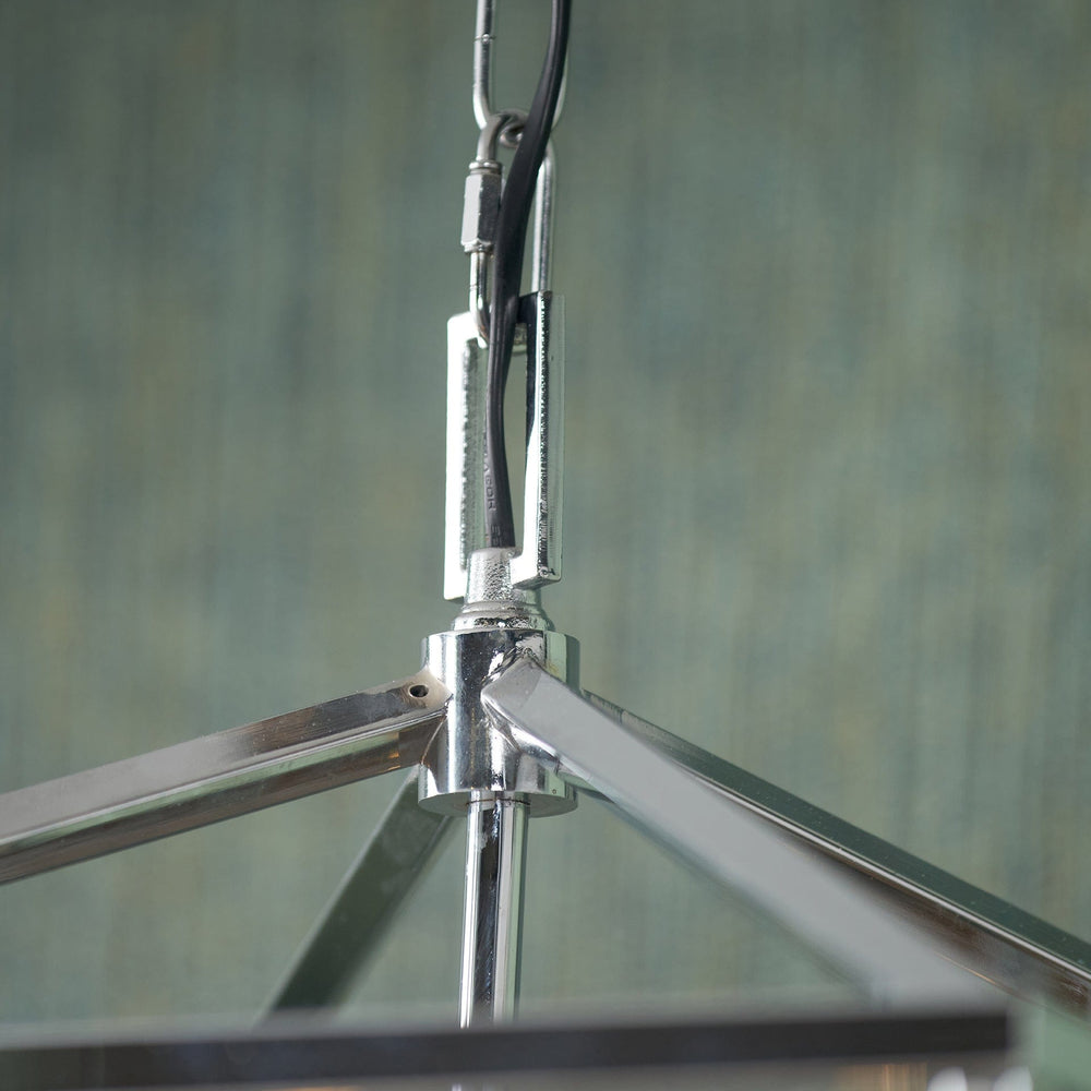 Ruma Nickel 4 Light Cube Pendant | Lighting | Rūma