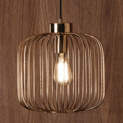 Ruma French Gold Metal Wire Pendant | Lighting | Ruma