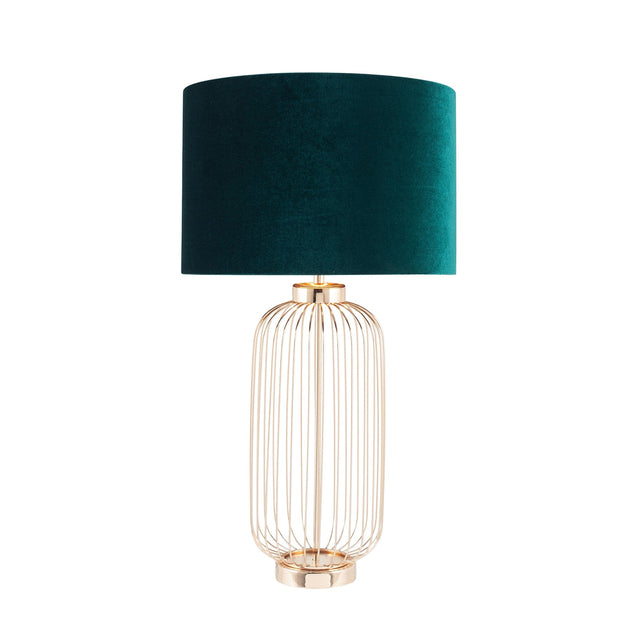 Ruma French Gold Metal Wire Tall Table Lamp | Lighting | Ruma