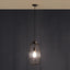 Ruma Matt Black Metal Wire Tall Pendant | Lighting | Ruma