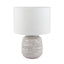 Ruma White Small Stoneware Table Lamp | Lighting | Rūma