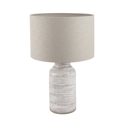 Ruma White Stoneware Table Lamp | Lighting | Rūma