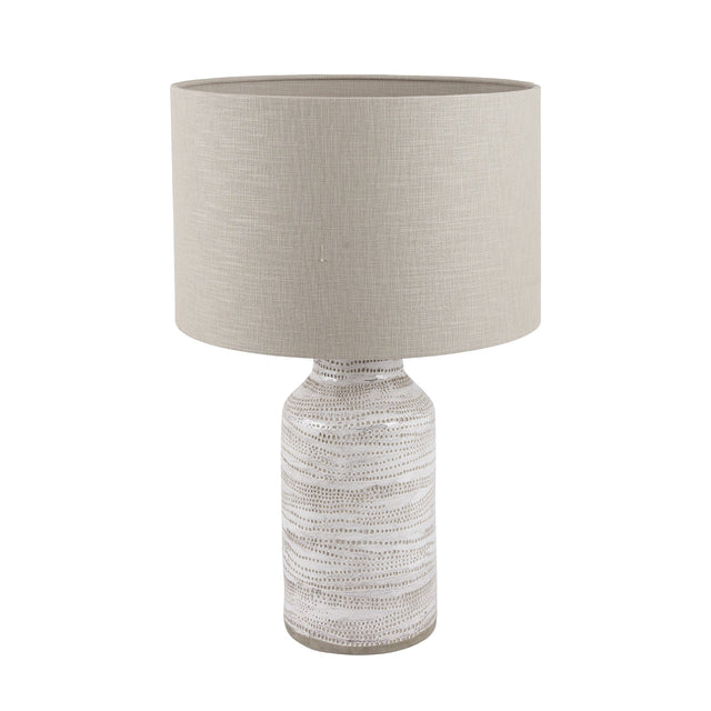 Ruma White Stoneware Table Lamp | Lighting | Rūma