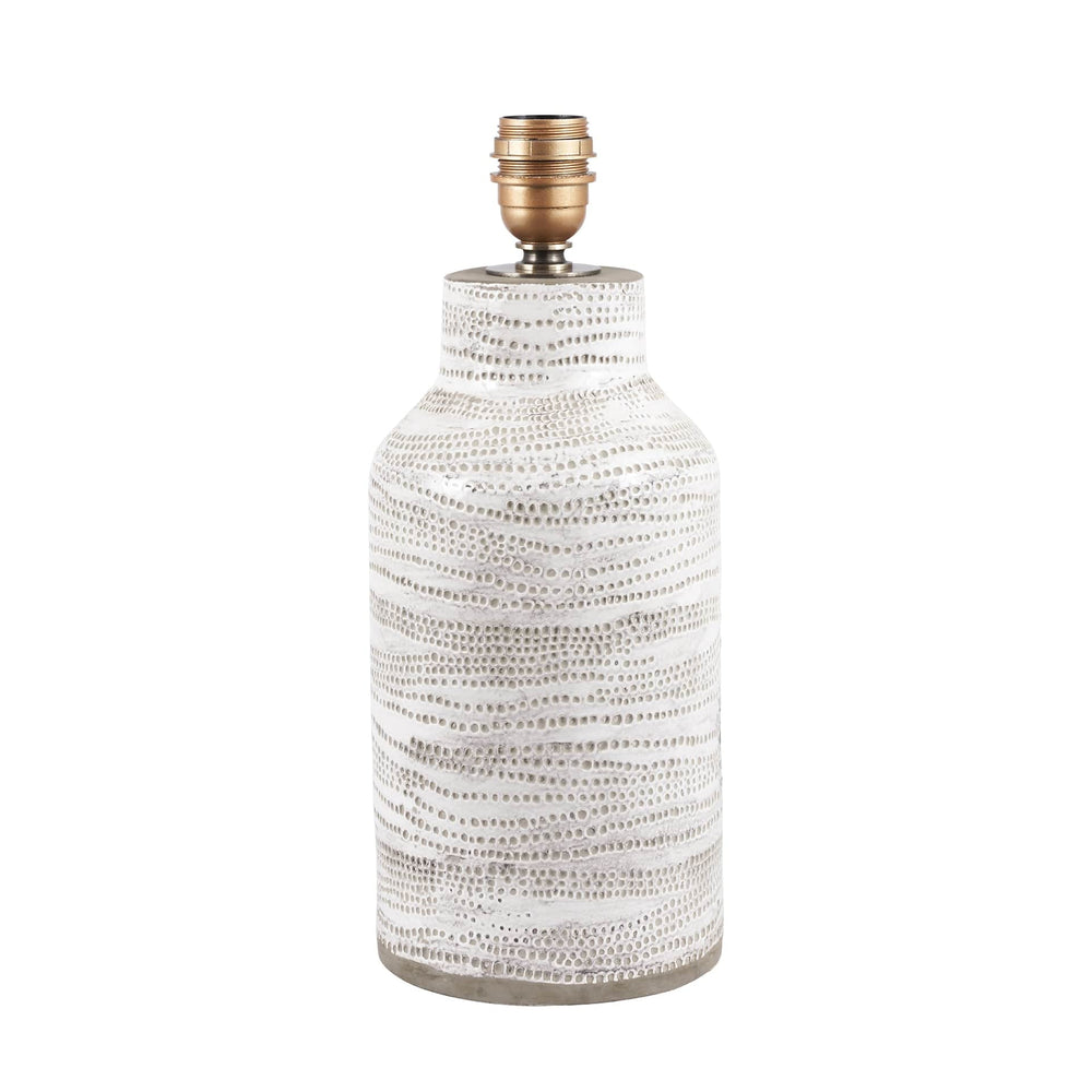 Ruma White Stoneware Table Lamp | Lighting | Rūma