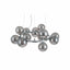 Ruma Smoke Glass Ball and Chrome Metal Pendant | Lighting | Ruma