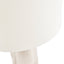 Ruma Grey Wood and Silver Table Lamp | Lighting | Rūma