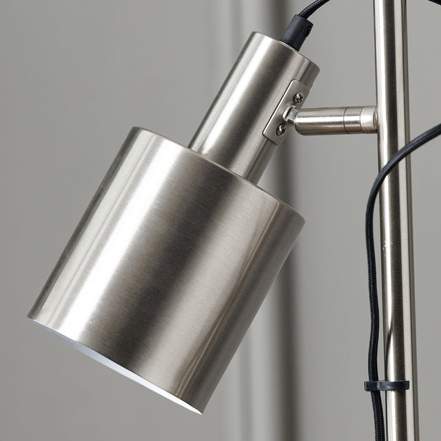 Ruma  Brushed Chrome Metal Task Floor Lamp | Lighting | Rūma