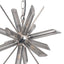 Ruma Smoke Glass and Silver Starburst Pendant Light | Lighting | Rūma