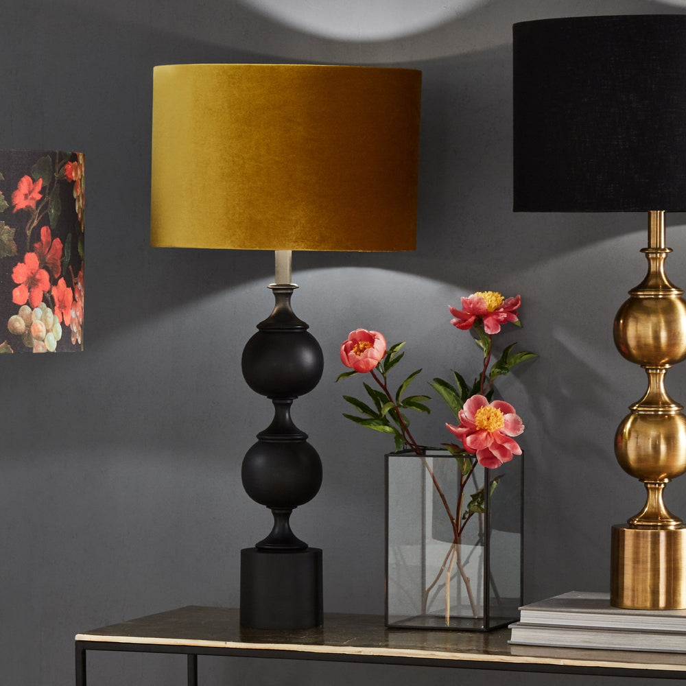 Ruma Matt Black Tall Table Lamp | Lighting | Rūma