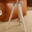 Ruma White Wash Wood & Silver Tripod Table Lamp | Table Lamps | Rūma