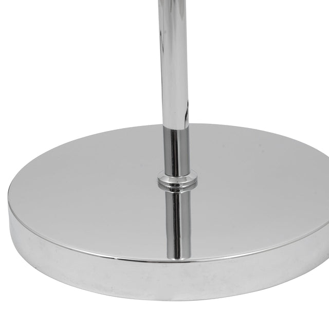 Ruma Smoke Glass and Silver Floor Lamp | Lighting | Rūma