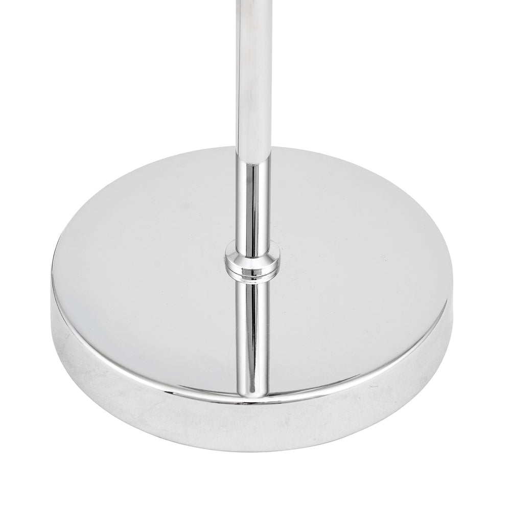 Ruma Smoke Glass and Silver Table Lamp | Lighting | Rūma